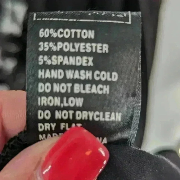 POL open Front Long Sleeve Duster Cardigan Size Small Black/ Gray Lacey - Picture 6 of 11